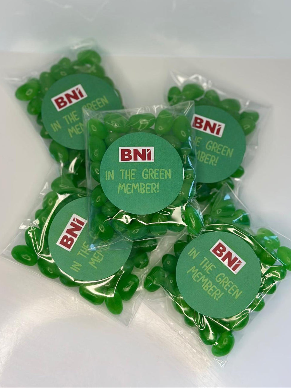 BNI In The Green Jelly Bean Bags - 10pk