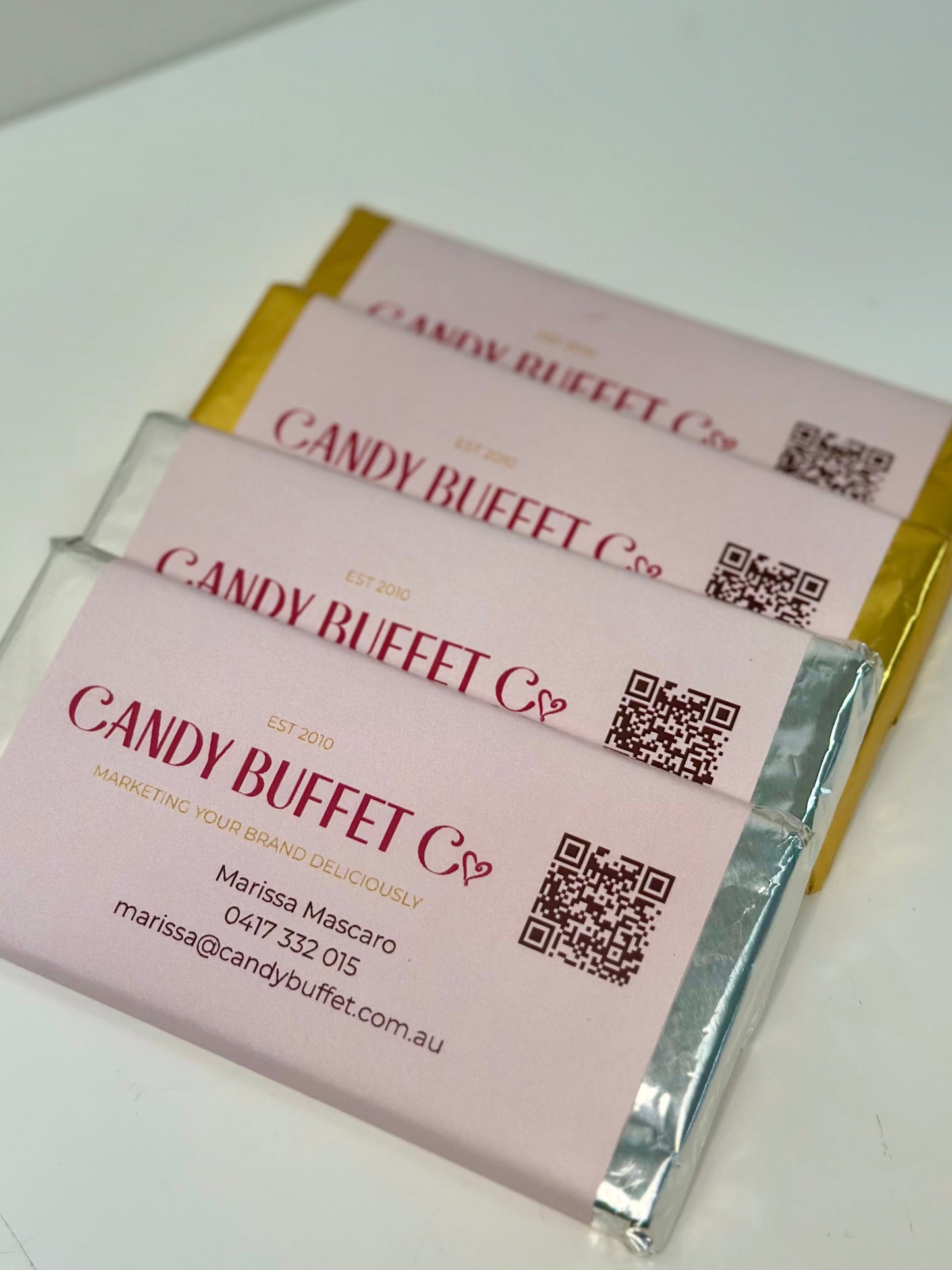 "Business Card" chocolate bar 100g (25 Units)