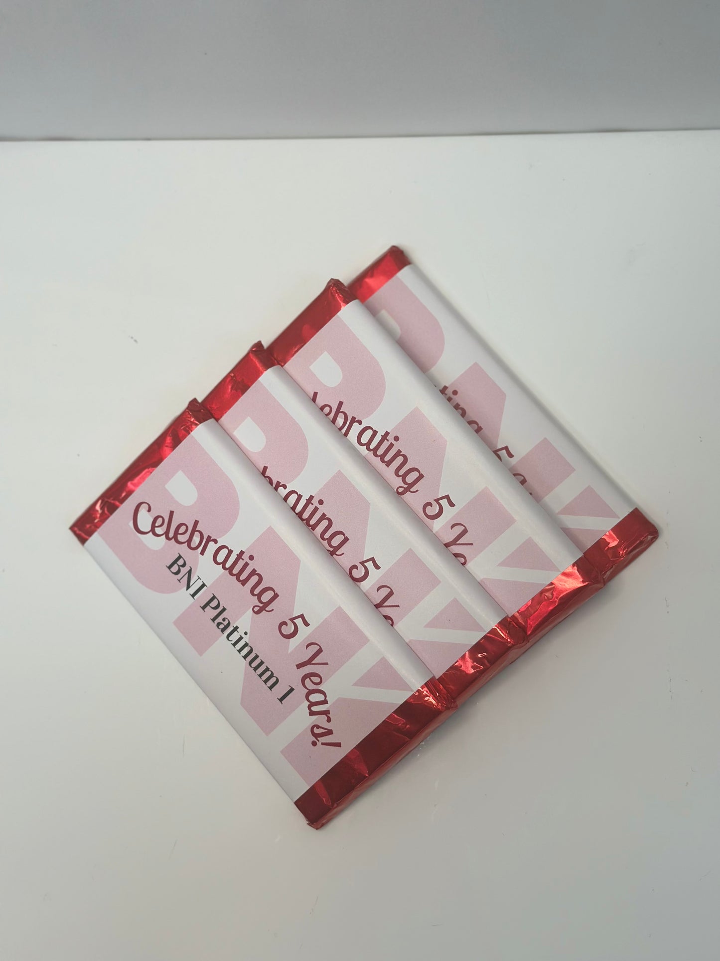 BNI "Anniversary" chocolate bar 100g (25 units)