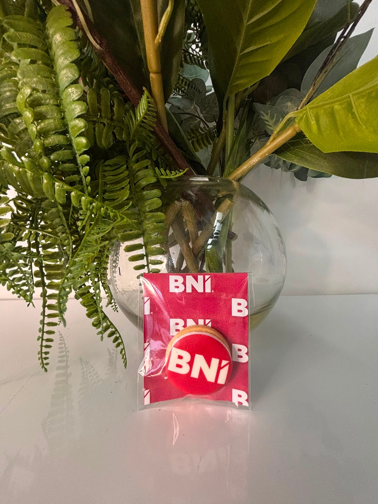 BNI Cookies - 45mm Cookies with Card backing x 20 units