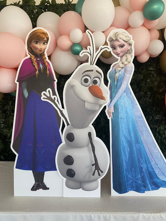 Hire Items – Frozen Character Cut Outs - Melbourne